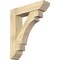 Ekena Millwork Merced Slat Rough Sawn Bracket w/ Offset Brace, Douglas Fir, 8"W x 34"D x 40"H BKT0806X34X40MRC06RDF - alternate 1
